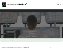 Tablet Screenshot of entendiendoforex.com